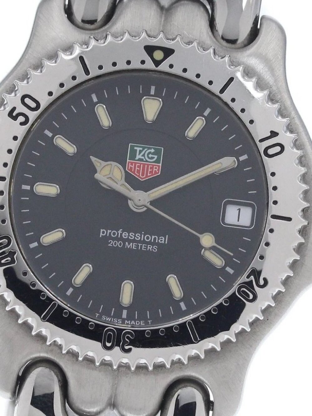 TAG HEUER S/el WG1114-K0 Date Black Dial Quartz Men's Watch